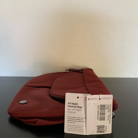 lululemon All Night Festival Bag *5L Date Brown New NWT - Picture 8 of 16
